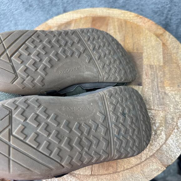Women’s Xero Barefoot Shoes 9.5 Green Brown Oswego Knit Low Minimalist Flat Foot - Picture 7 of 8